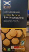 Sicilian lemon shortbread rounds