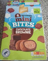 6 Ice Cream Mini Bites Chocolate Brownie