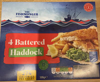 4 Battered Haddock