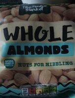 Whole almonds