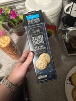 Scalloped Crackers Sea Salt and Pepper