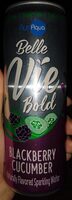 Blackberry cucumber sparkling water, blackberry cucumber