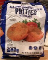 Breaded Chicken Breast Patties with Rib Meat