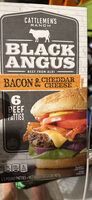 Black Angus Bacon & Cheddar Cheese Beef Patties