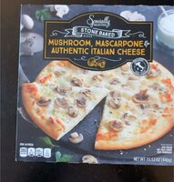 Mushroom,Mascarpone pizza