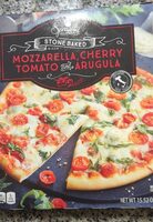 Mozzarella cherry tomato and arugula