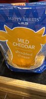 Mild Cheddar shredded cheese