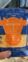 Mexican Style a blend of cheddar, monterey jack, asadero & quesadilla finely shredded cheeses