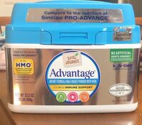 Advantage infant formula milk based powder with iron