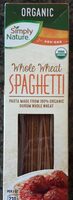 Whole wheat spaghetti, whole wheat