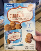 Snowman cinnamon grahams