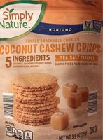 Sea Salt Caramel Coconut Cashew Crisps