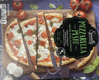 Mozzarella Pesto Flatbread Pizza