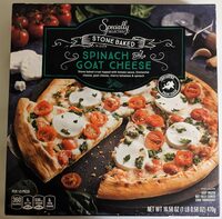 Spinach and Goat Cheese Pizza