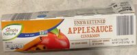 Unsweetened applesauce cinnamon