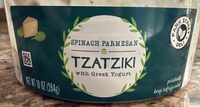 Spinach Parmesan Tzatziki with Greek Yogurt