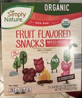 Fruit Flavored Snacks Mixed Berry