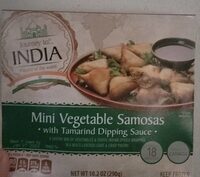 Mini Vegetable Samosas with Tamarind Dipping Sauce