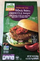 Black bean chipotle burger