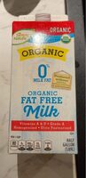 Organic fat free milk