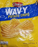 Wavy potato chips