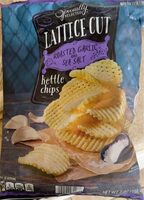 Roasted garlic and sea salt kettle chips