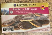 Raspberry jaffa cakes