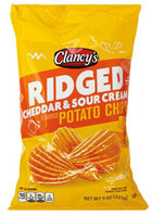 Ridged Cheddar And Sour Cream Potato Chips