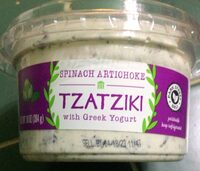 Spinach artichoke tzaziki