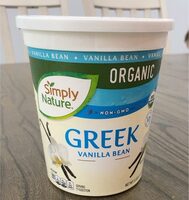 Greek Vanilla Bean Flavored With Other Natural Flavors Grade A Whole Milk Yogurt