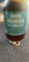 MEMPHIS STYLE BBQ SAUCE SWEET & Rich