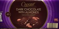 Smooth dark chocolate with almonds