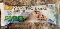Chicken cilantro & lime burrito