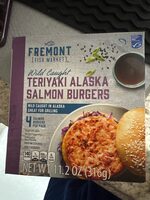 Wild Caught Teriyaki Salmon Burger