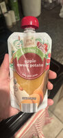 Apple sweet potato baby food puree
