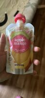 Apple mango baby food puree