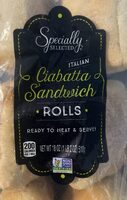 Italian Ciabatta Sandwich Rolls