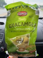 Zesty guacamole tortilla chips