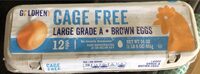 Cage free - large grade A - brown eggs