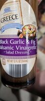 Black garlic and fig balsamic vinaigrette
