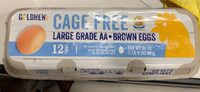 Cage free brown eggs