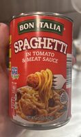 Spaghetti in tomato & meat sauce