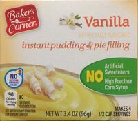 Vanilla Instant Pudding & Pie Filling