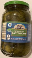 Kosher dill baby wholes