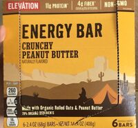 Energy bar crunchy peanut butter