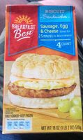 Sausage, Egg & Cheese Biscuit Sandwich