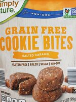 Grain Free Salted Caramel Cookie Bites