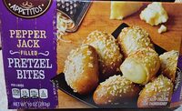 Pepper jack pretzel bites