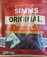 Simms original beef jerky