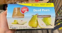 Diced pears